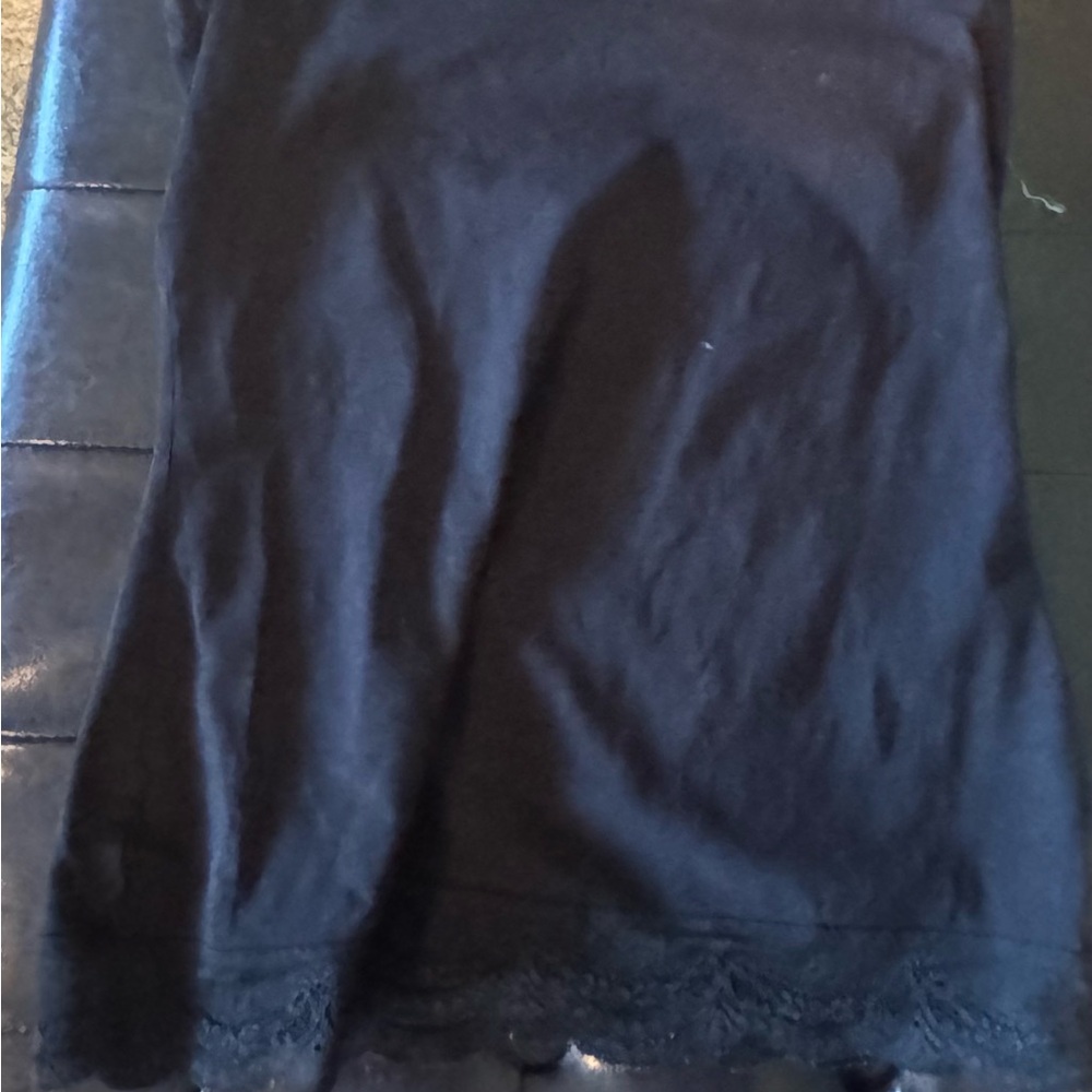 Express black lace trim cami XL
